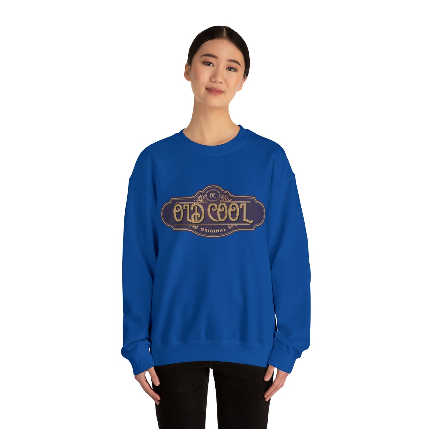 Men's Sweatshirt | Old Cool | Unisex Crewneck Sweatshirt