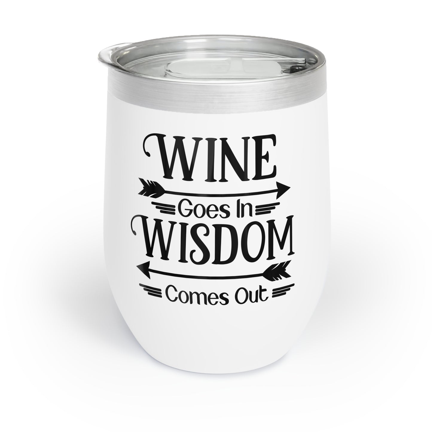 Wisdom and Wine in a Chill Wine Tumbler