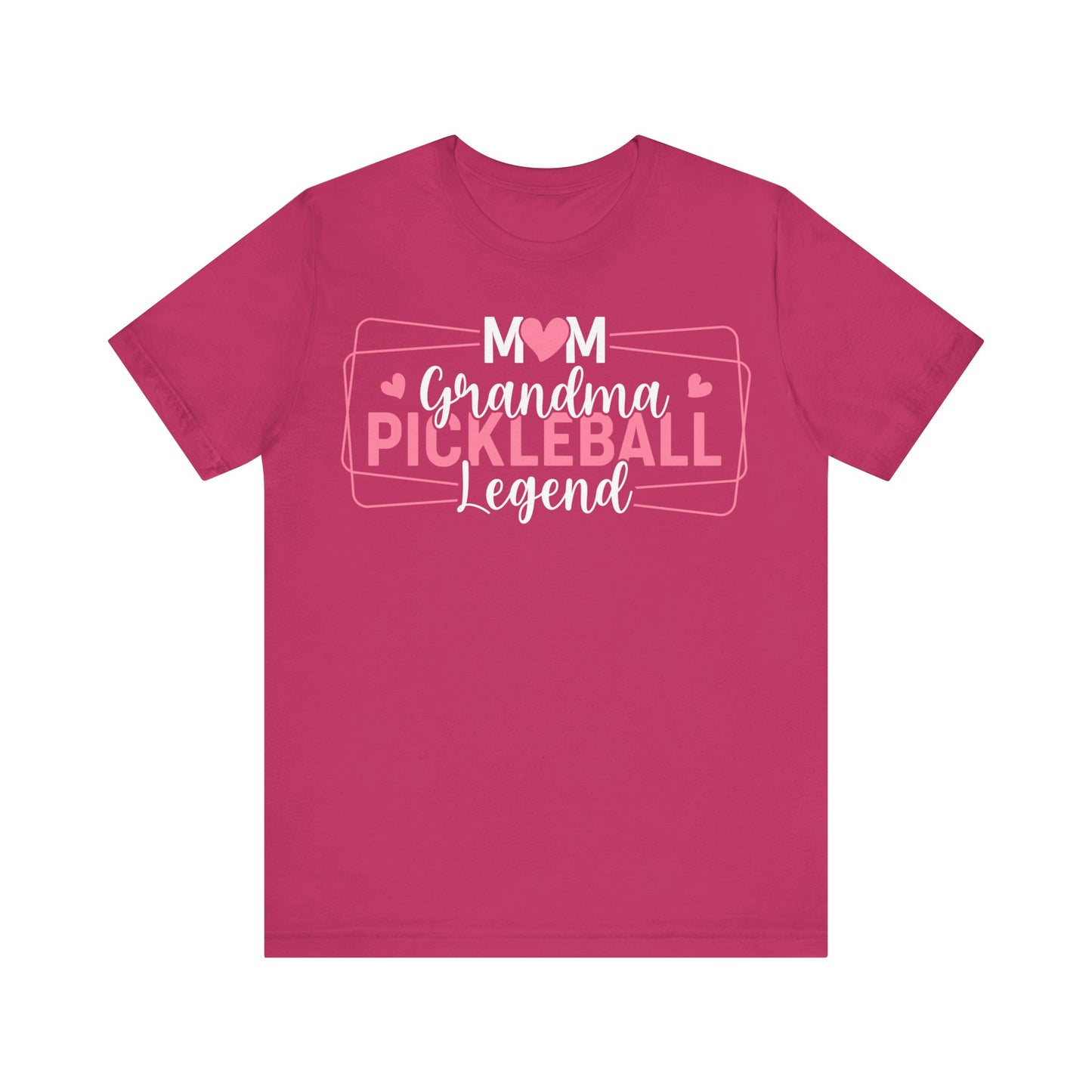 Mom Grandma Pickleball legend Unisex Jersey Short Sleeve Tee. Gift for Mom, Gift for Grandma