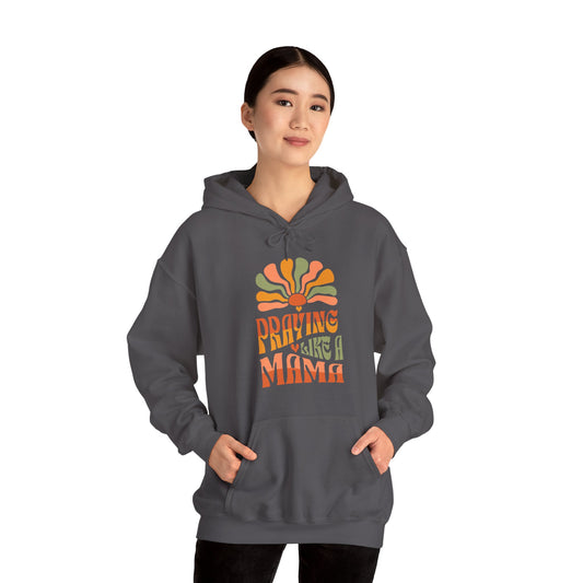 Praying Mama Gift for Mother's Day Unisex Heavy Blend™ Hooded Sweatshirt