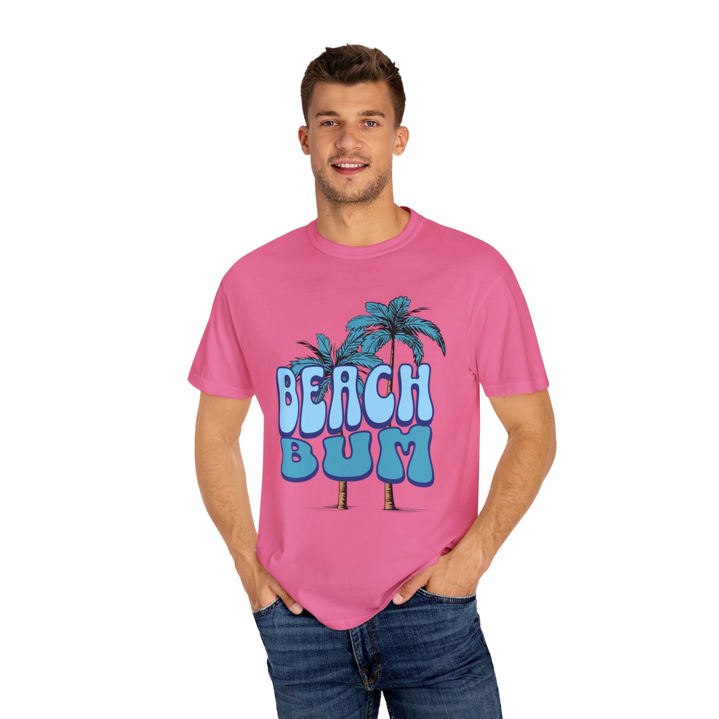 Beach Bum Unisex Comfort Colors T-shirt. Great to wear to the beach on your vacation or just the love of the ocean.