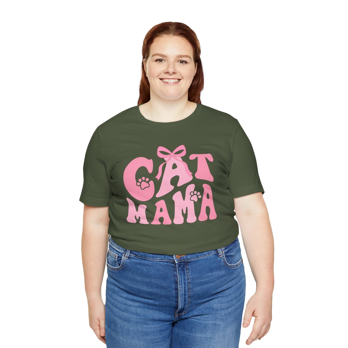 Cat lover's gift for a cat mom. Unisex Jersey Short Sleeve Tee. Gift for Cat Mom