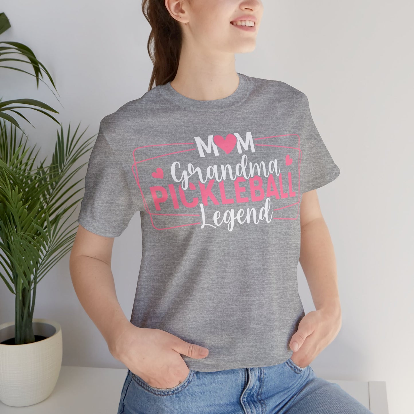 Mom Grandma Pickleball legend Unisex Jersey Short Sleeve Tee. Gift for Mom, Gift for Grandma