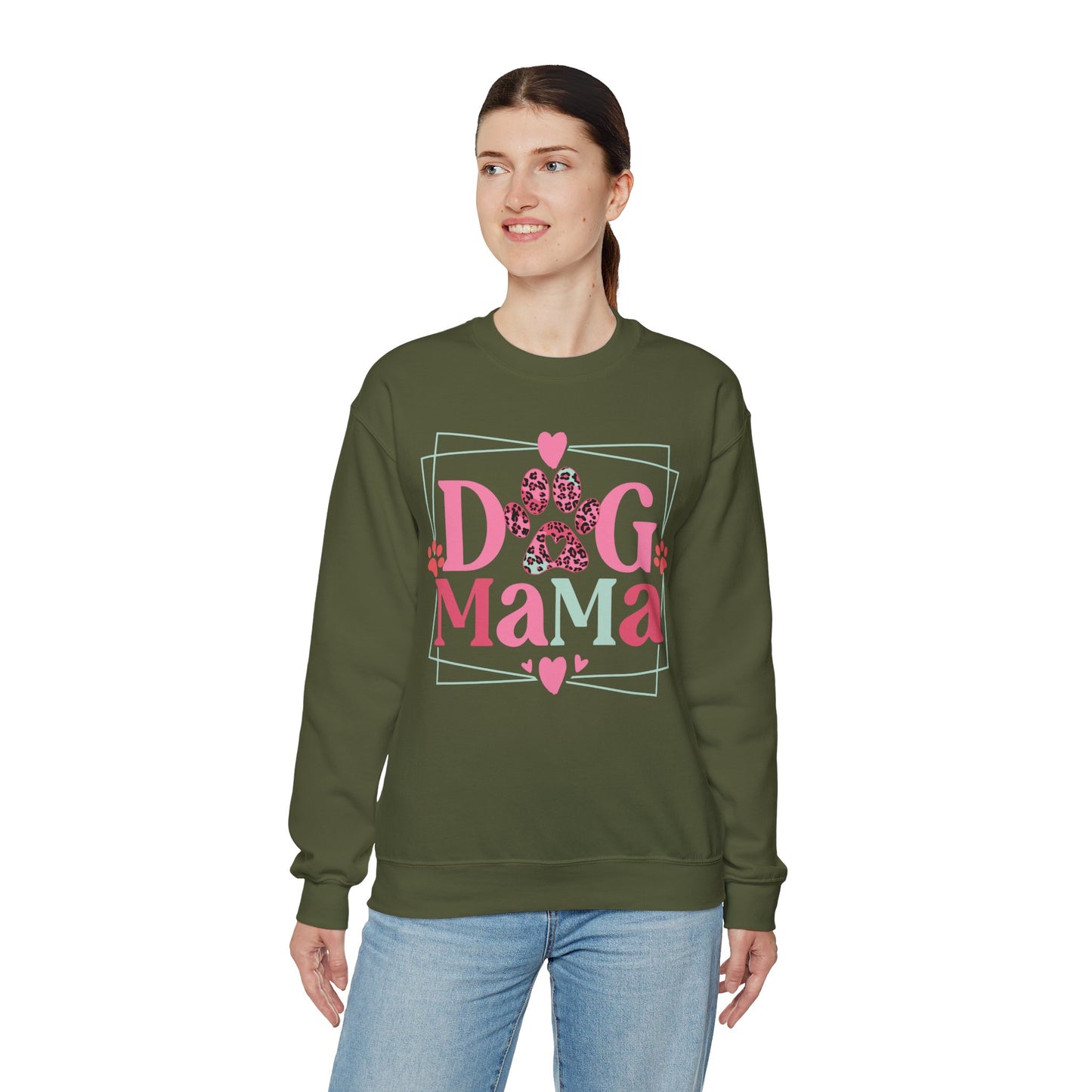 Dog Mama Unisex Sweatshirt. Great gift for Dog Loving Mama