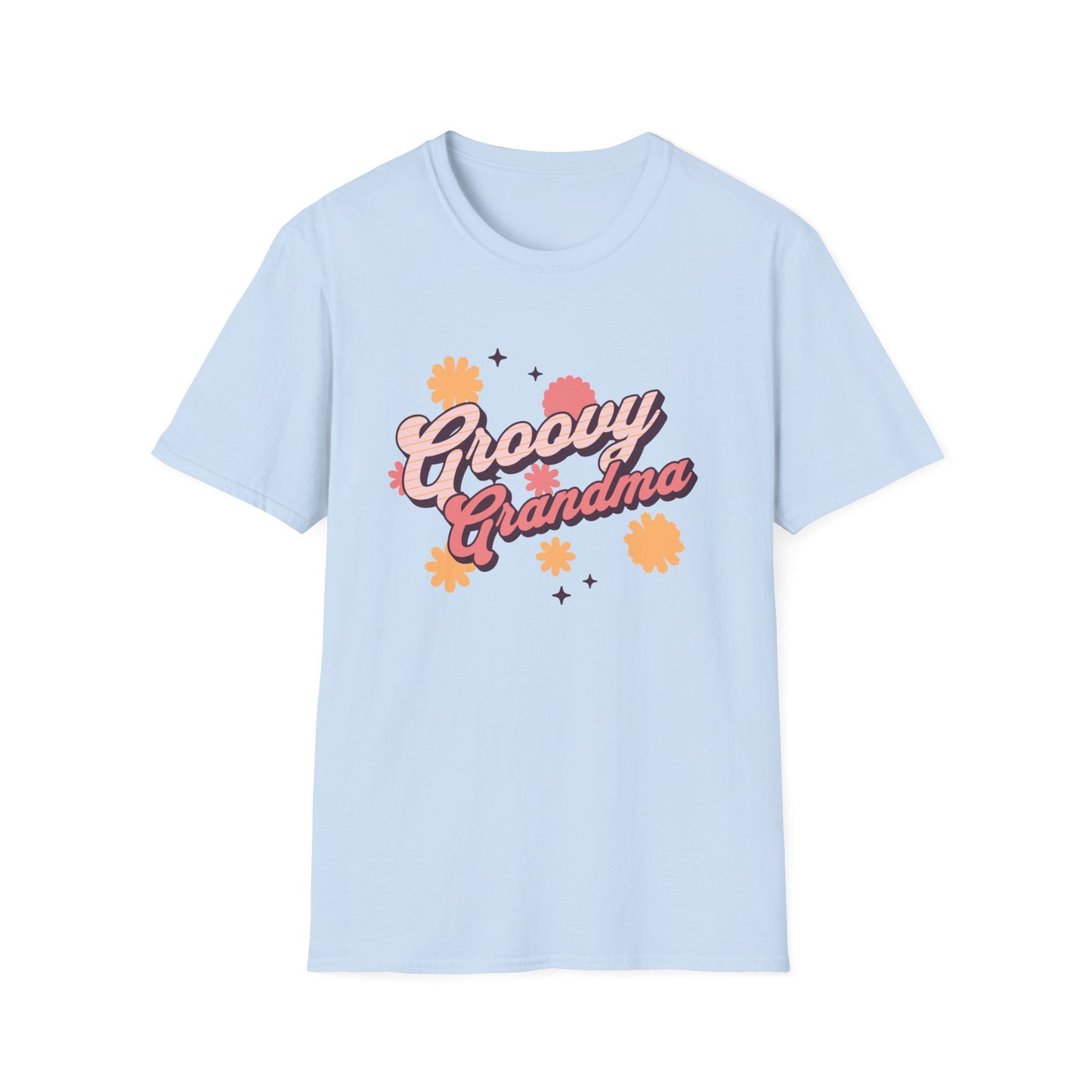 Groovy Grandma Softstyle T-Shirt. Great gift for grandma, mom, sister, friend