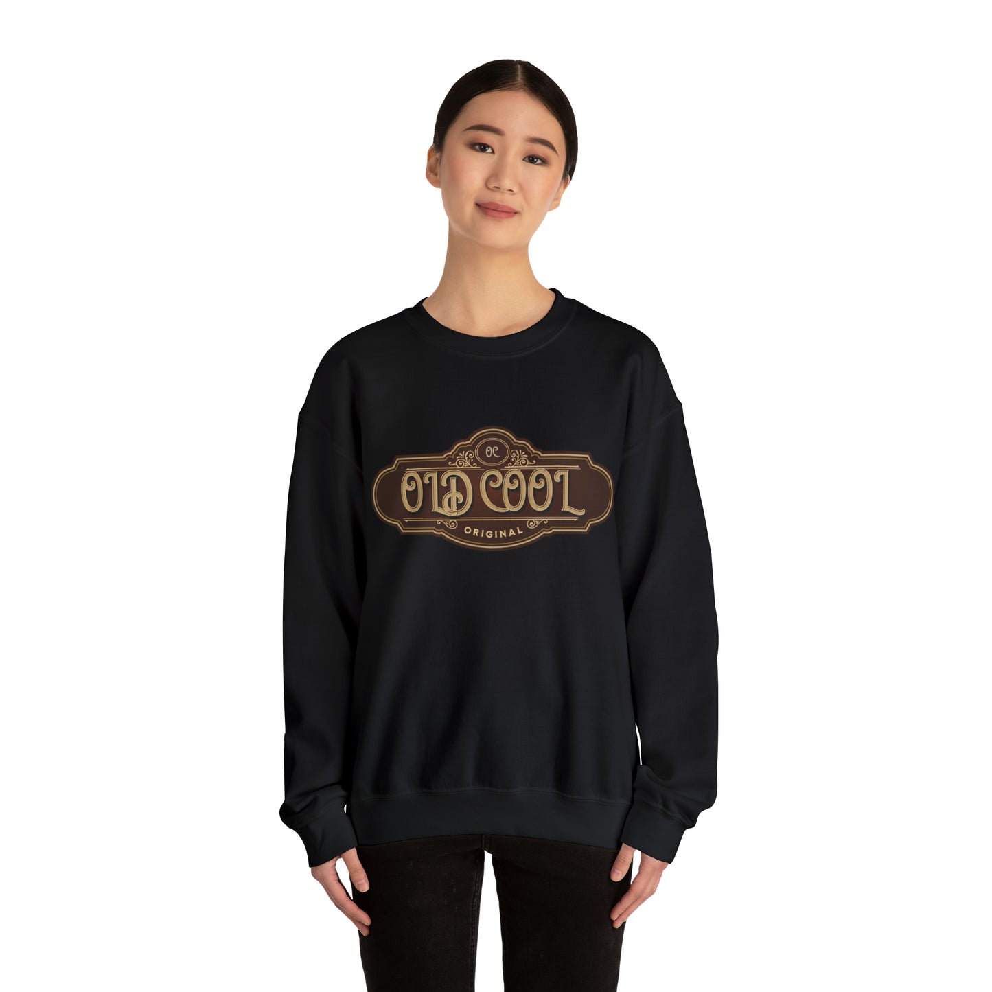 Men's Sweatshirt | Old Cool | Unisex Crewneck Sweatshirt