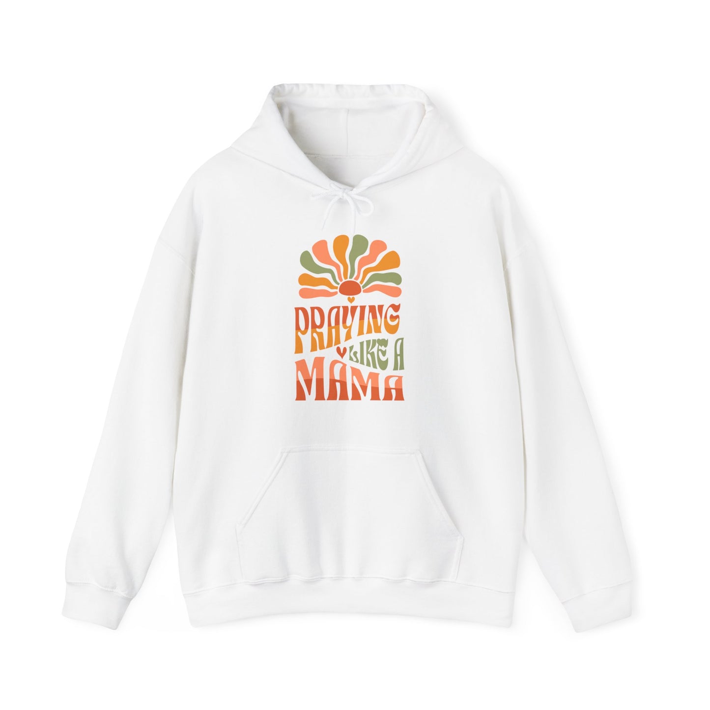 Praying Mama Gift for Mother's Day Unisex Heavy Blend™ Hooded Sweatshirt