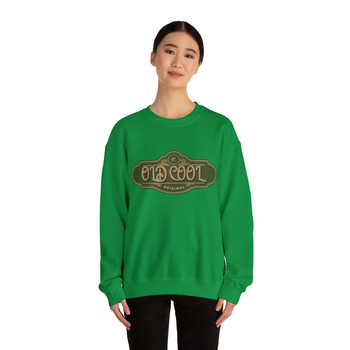 Men's Sweatshirt | Old Cool | Unisex Crewneck Sweatshirt