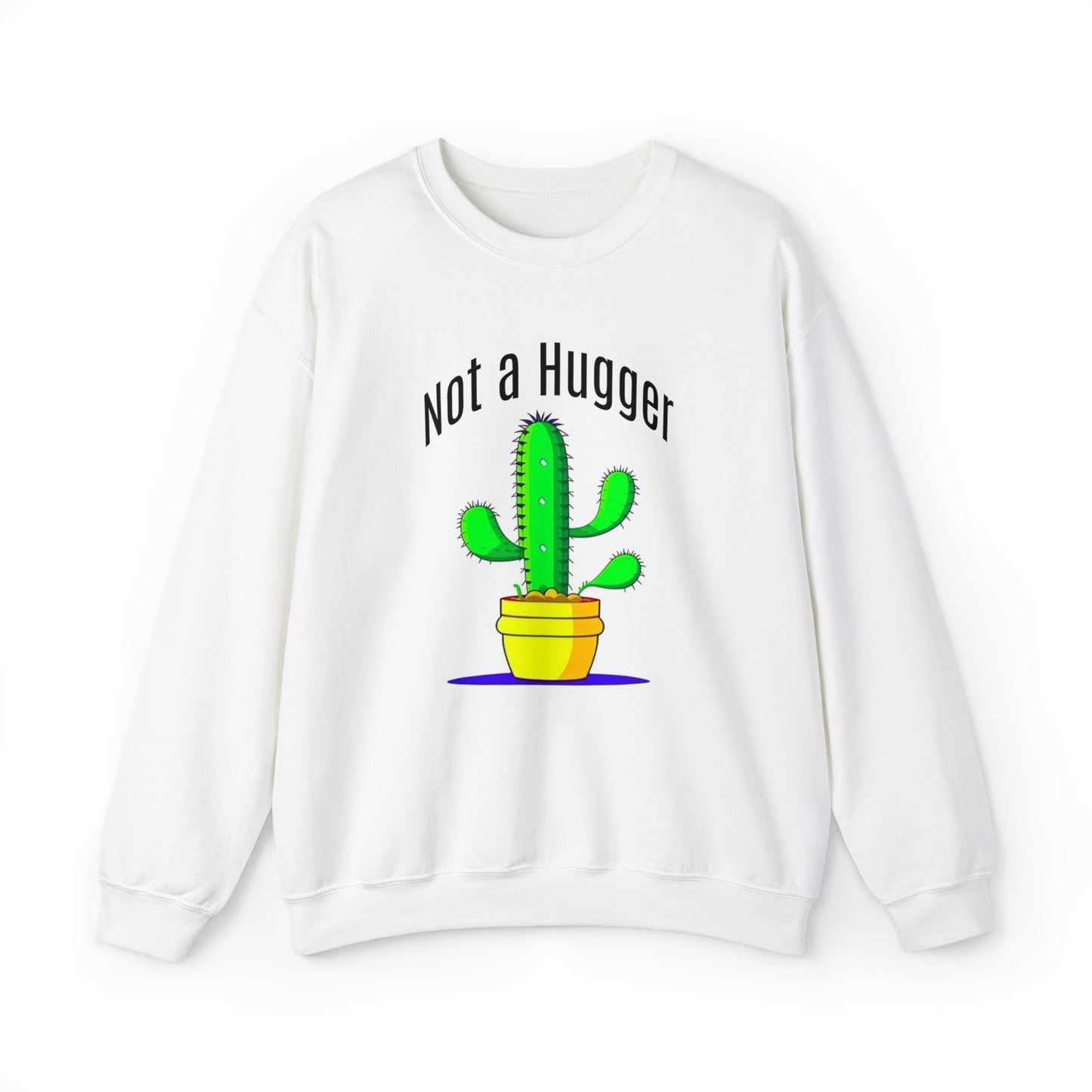 Not a Hugger Unisex Heavy Blend™ Crewneck Sweatshirt | For someone who appreciates personal space and values their own bubble!