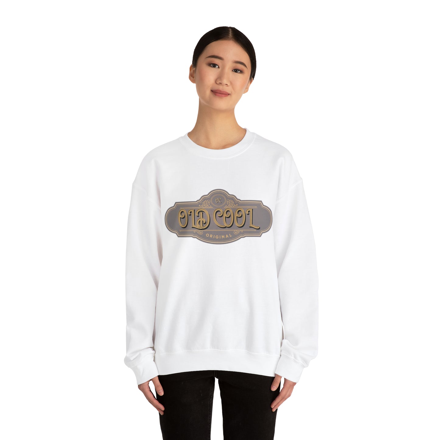 Men's Sweatshirt | Old Cool | Unisex Crewneck Sweatshirt