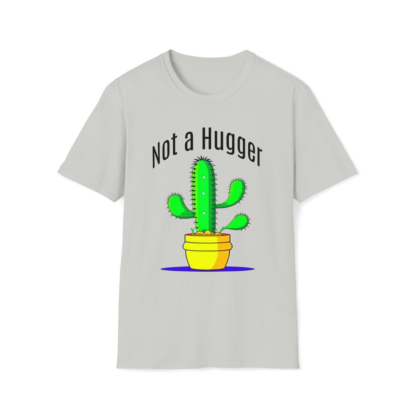 Not a Hugger  Softstyle Unisex T-Shirt for someone who appreciates personal space and values their own bubble.