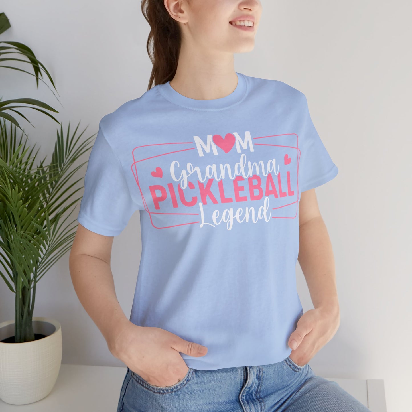 Mom Grandma Pickleball legend Unisex Jersey Short Sleeve Tee. Gift for Mom, Gift for Grandma