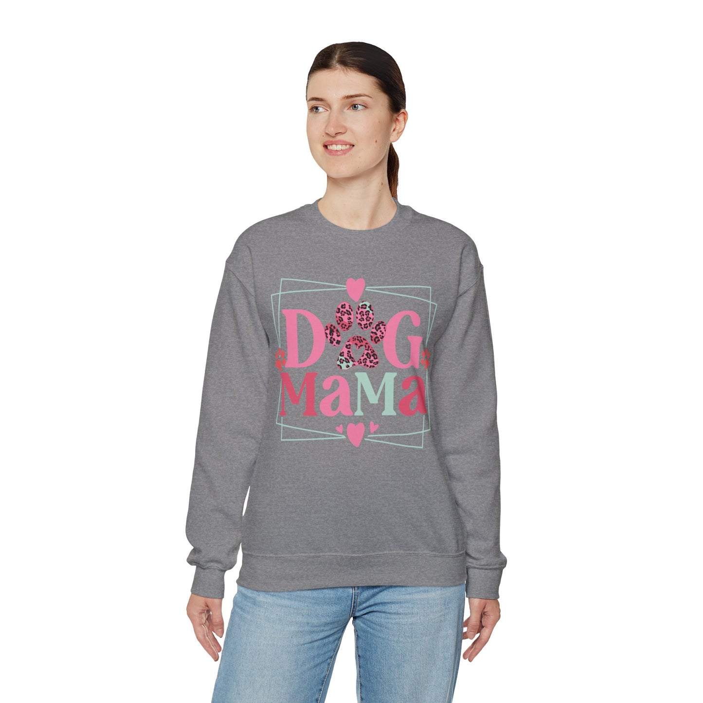 Dog Mama Unisex Sweatshirt. Great gift for Dog Loving Mama