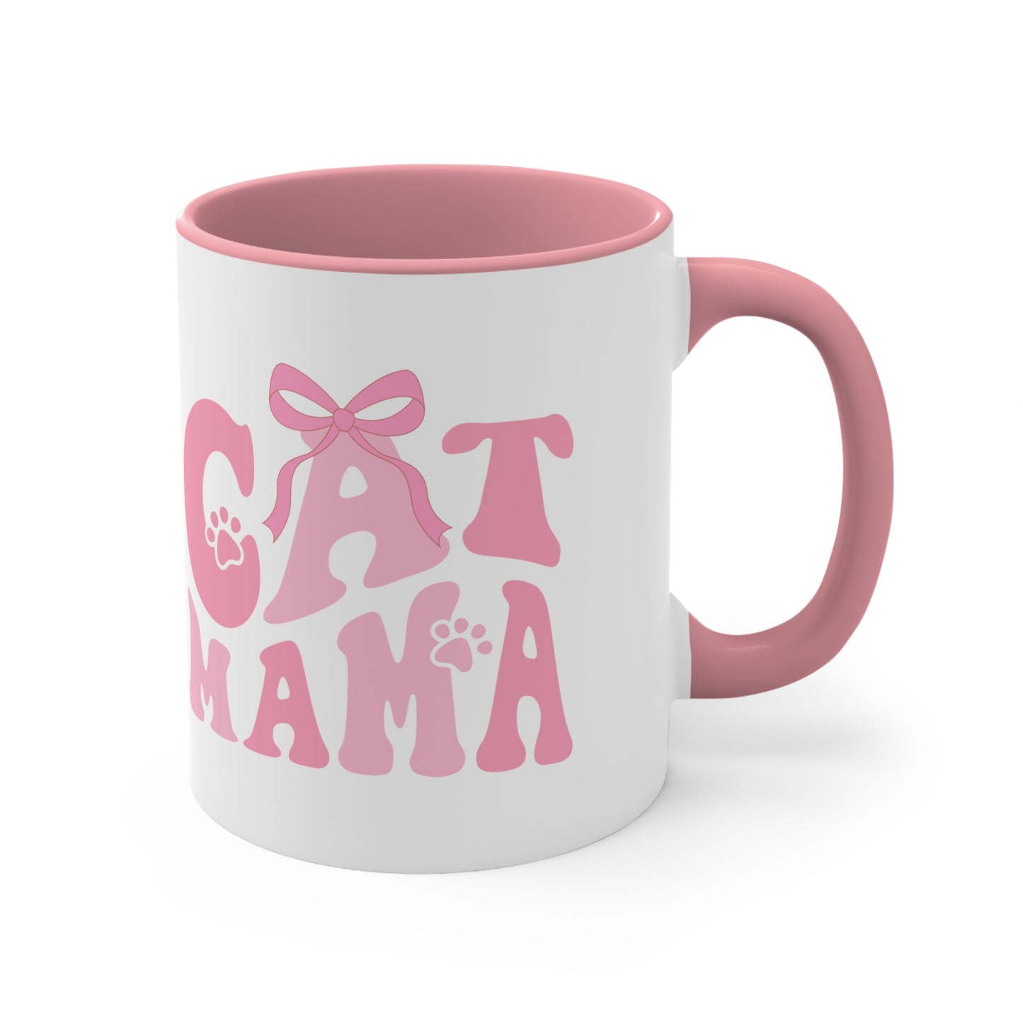 Cat Mama Coffee Mug, 11oz. Gift for the cat lover