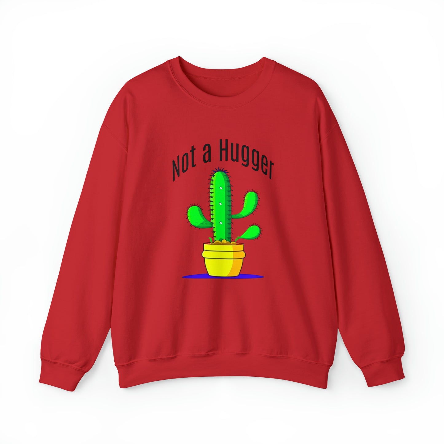 Not a Hugger Unisex Heavy Blend™ Crewneck Sweatshirt | For someone who appreciates personal space and values their own bubble!