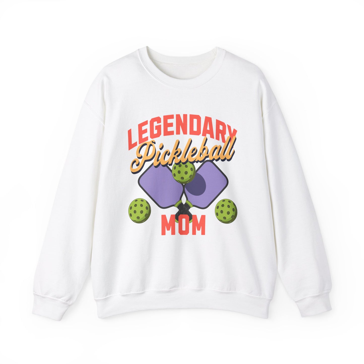 Pickleball Mom Classic Fit Sweatshirt Legendary Pickleball Mom sweatshirt