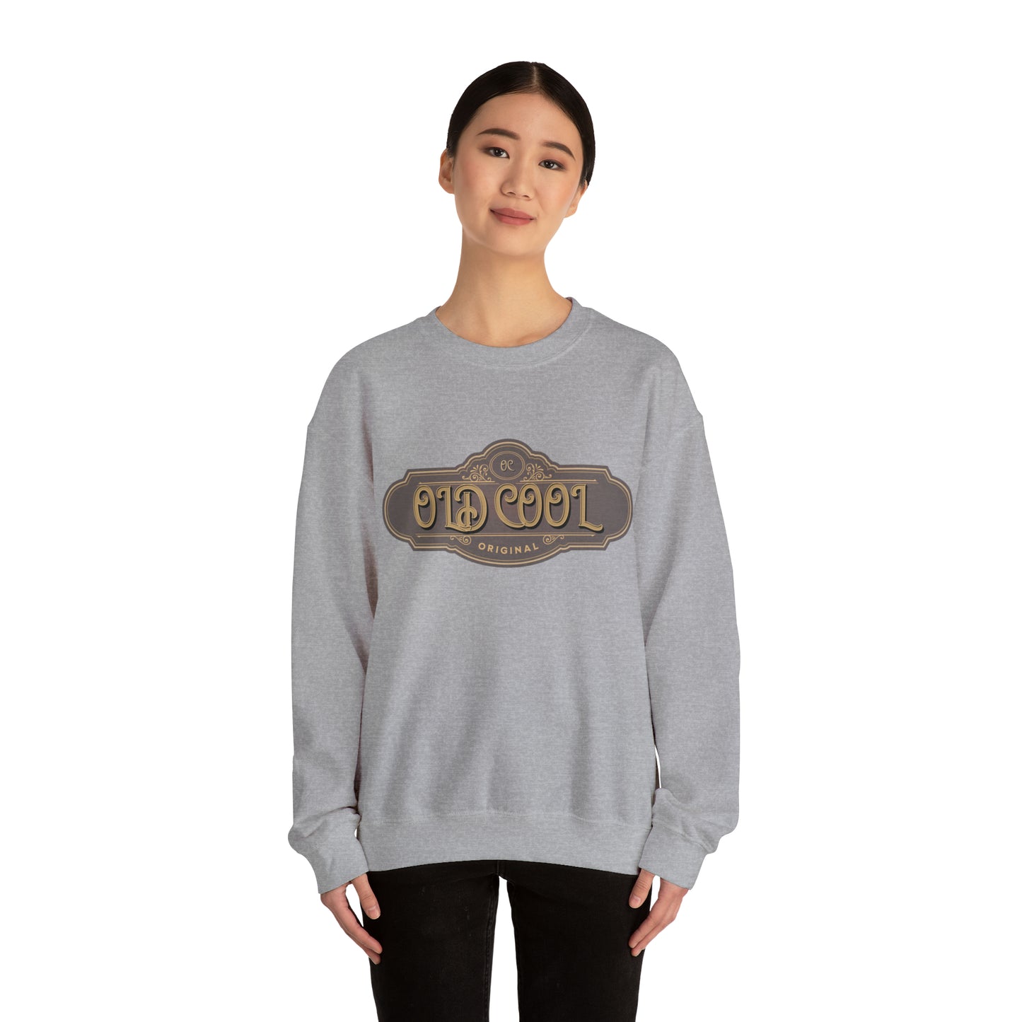 Men's Sweatshirt | Old Cool | Unisex Crewneck Sweatshirt