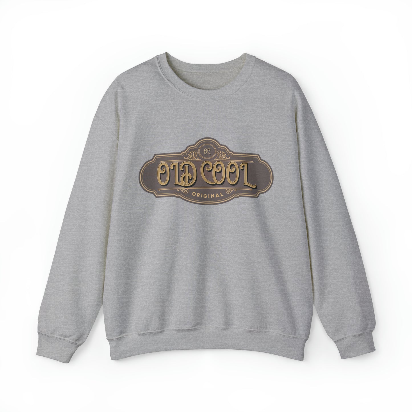 Men's Sweatshirt | Old Cool | Unisex Crewneck Sweatshirt