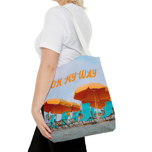 Beach Bag design Tote Bag. On My Way!