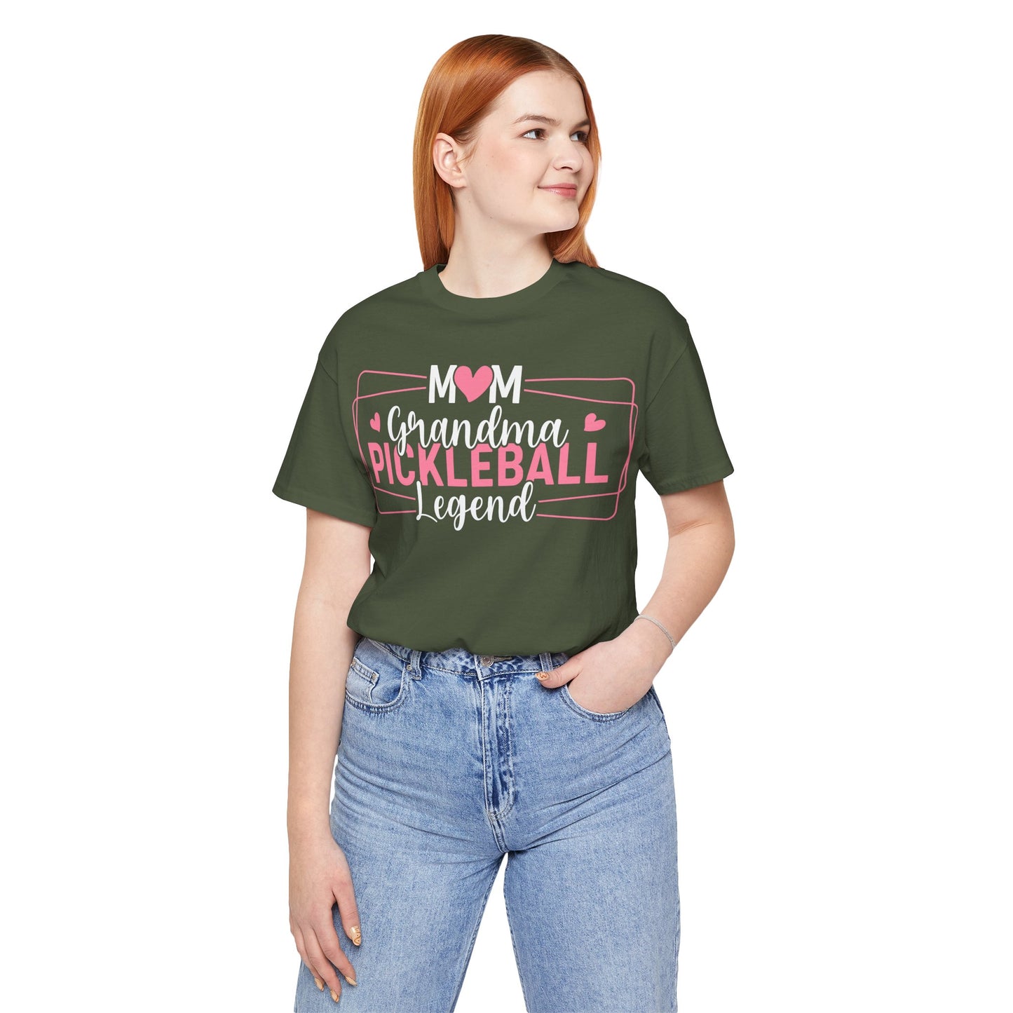 Mom Grandma Pickleball legend Unisex Jersey Short Sleeve Tee. Gift for Mom, Gift for Grandma