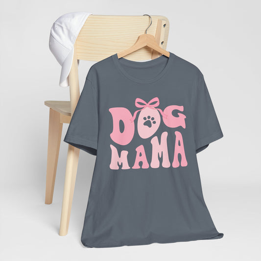 Dog Mom Unisex Jersey Short Sleeve Tee. Gift for a Dog loving Mom.