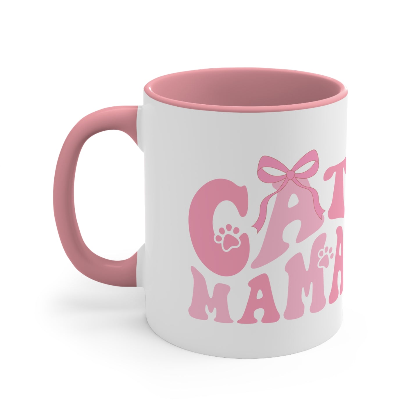 Cat Mama Coffee Mug, 11oz. Gift for the cat lover