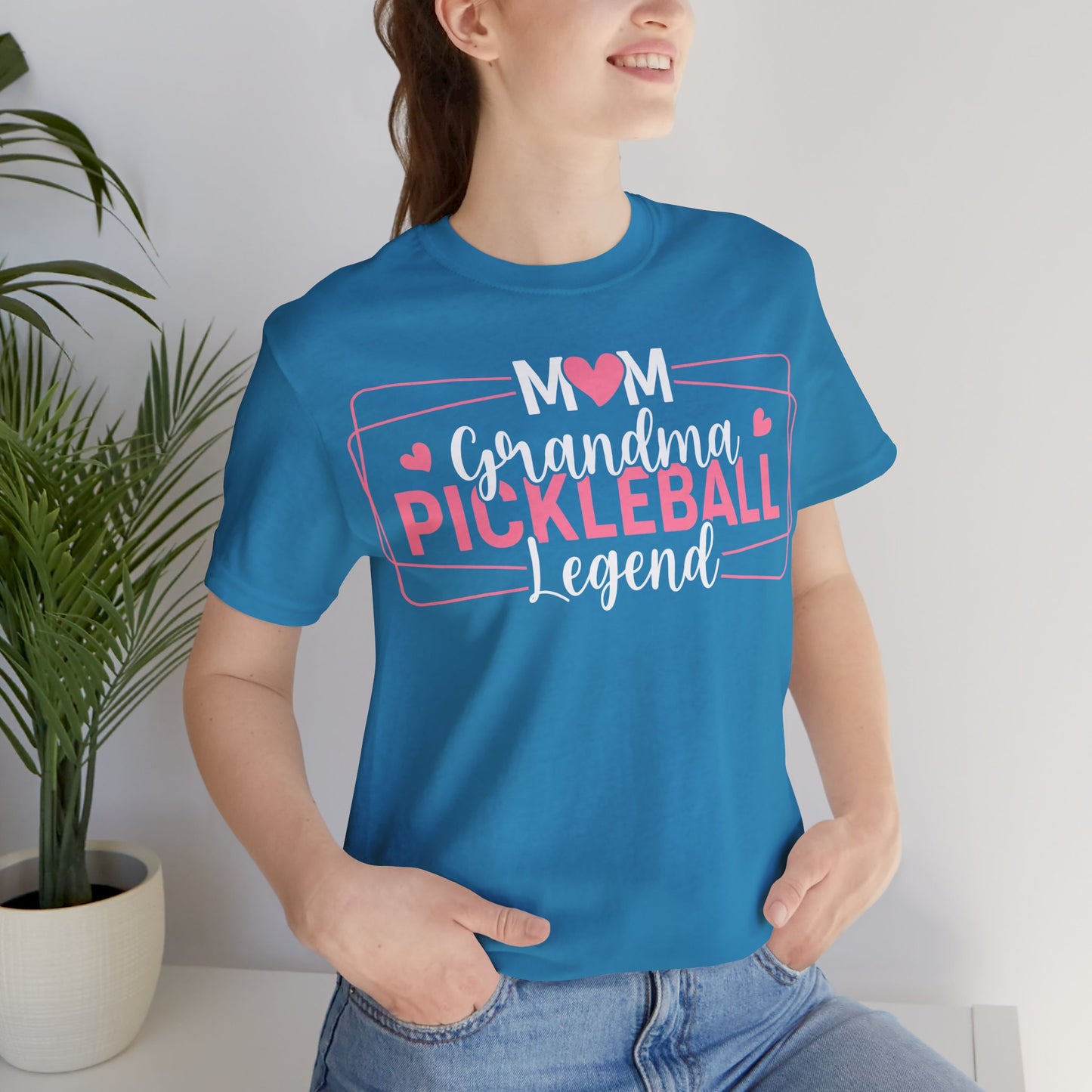 Mom Grandma Pickleball legend Unisex Jersey Short Sleeve Tee. Gift for Mom, Gift for Grandma