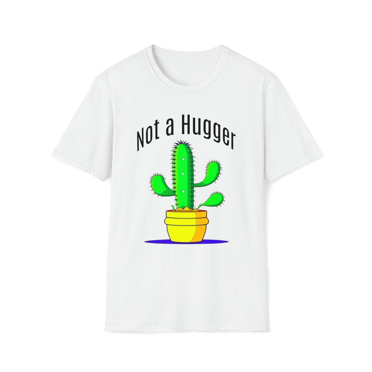 Not a Hugger  Softstyle Unisex T-Shirt for someone who appreciates personal space and values their own bubble.