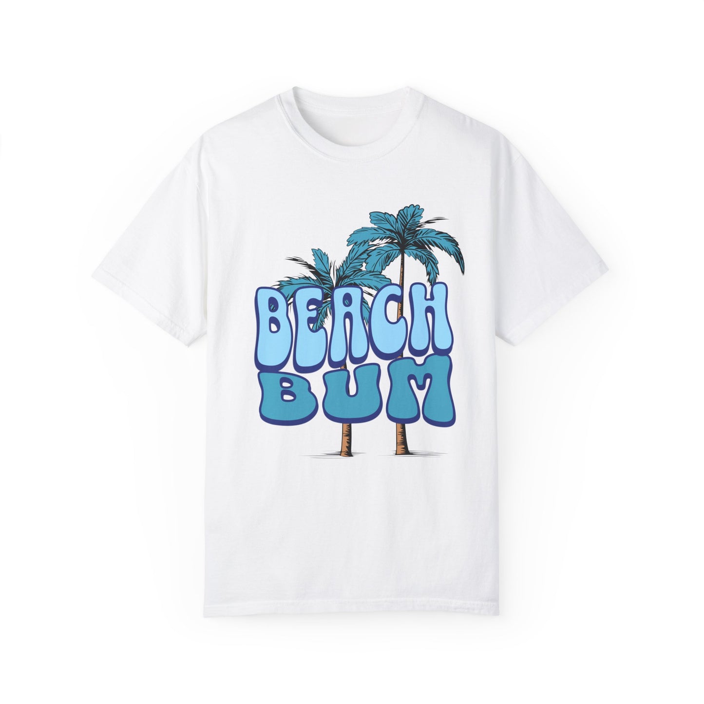 Beach Bum Unisex Comfort Colors T-shirt. Great to wear to the beach on your vacation or just the love of the ocean.