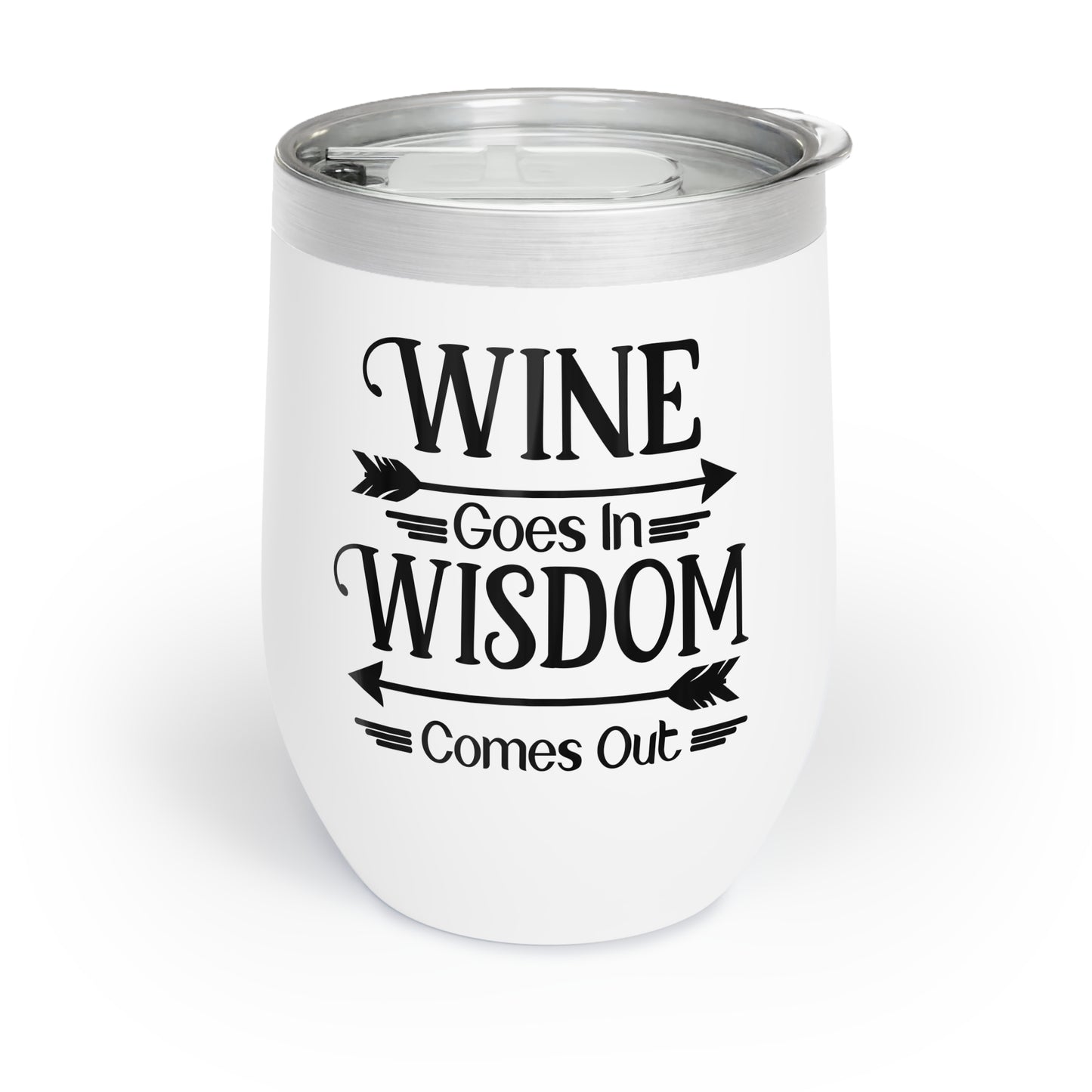 Wisdom and Wine in a Chill Wine Tumbler