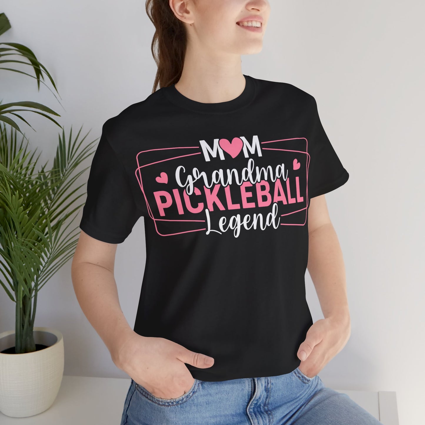 Mom Grandma Pickleball legend Unisex Jersey Short Sleeve Tee. Gift for Mom, Gift for Grandma