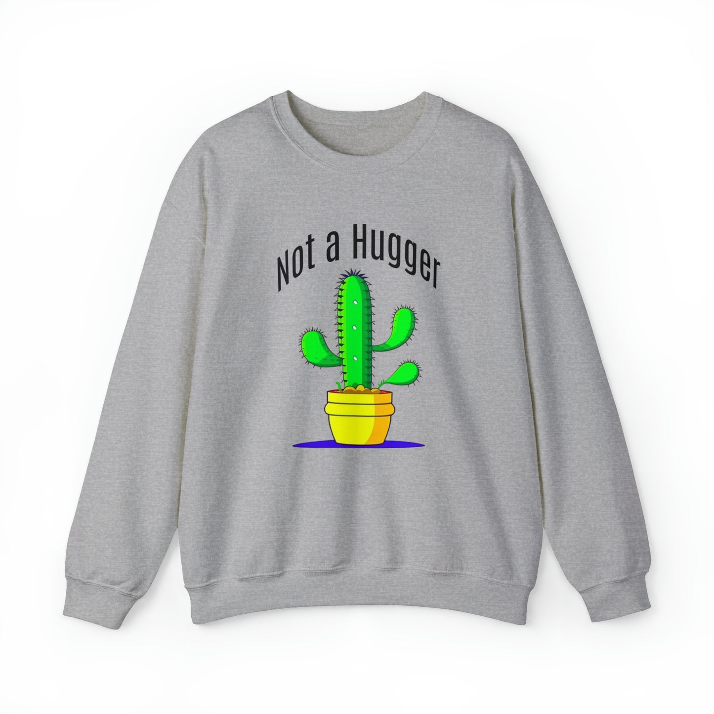 Not a Hugger Unisex Heavy Blend™ Crewneck Sweatshirt | For someone who appreciates personal space and values their own bubble!