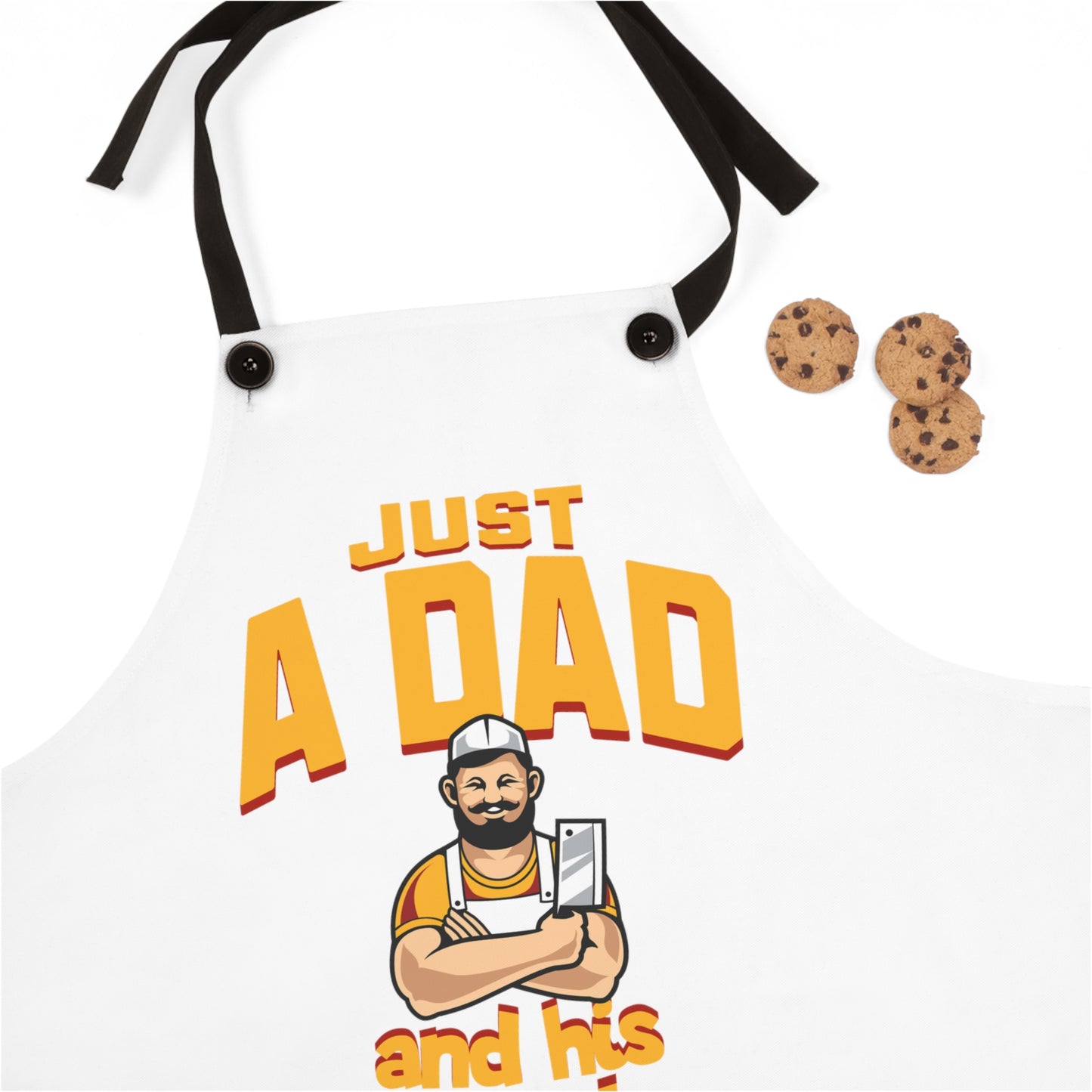 Dad's Grilling Apron. Father's Day Grilling Apron. Just a Dad and his Meat