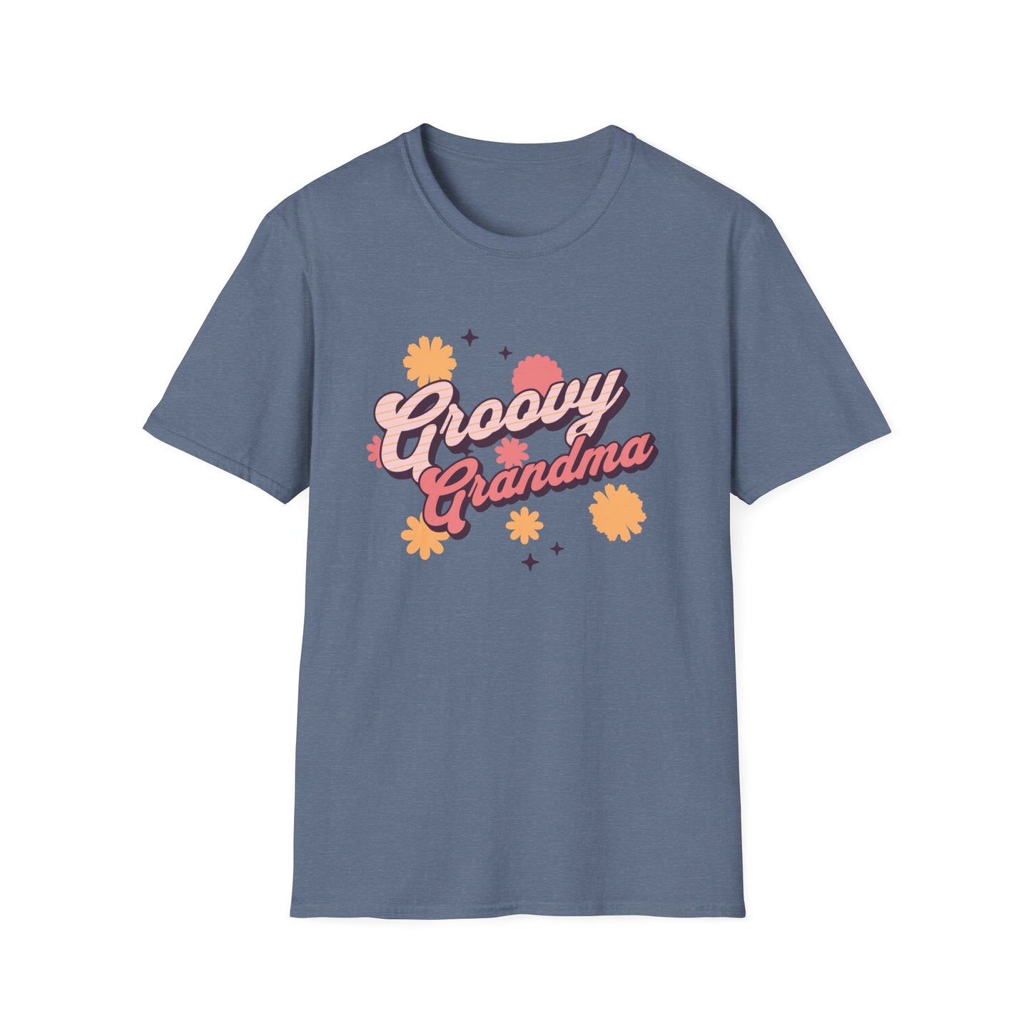 Groovy Grandma Softstyle T-Shirt. Great gift for grandma, mom, sister, friend