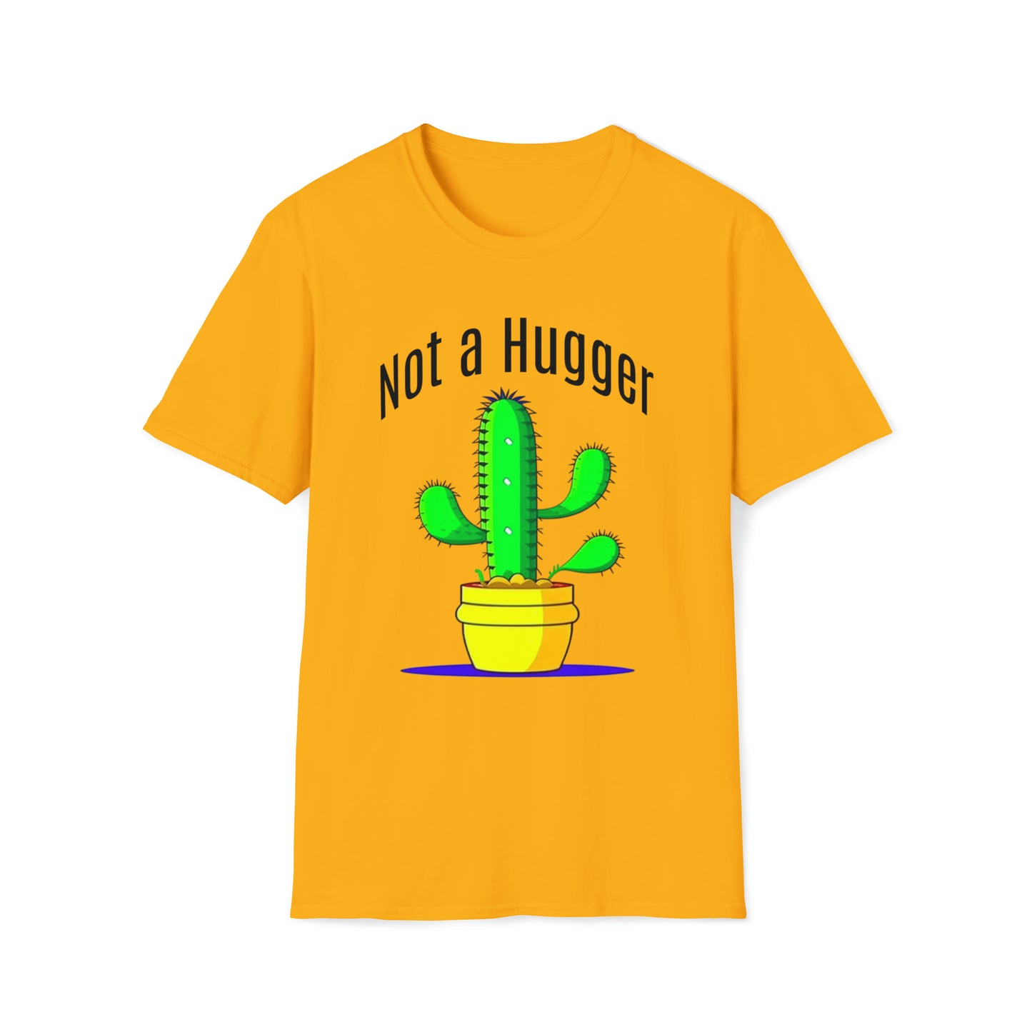 Not a Hugger  Softstyle Unisex T-Shirt for someone who appreciates personal space and values their own bubble.