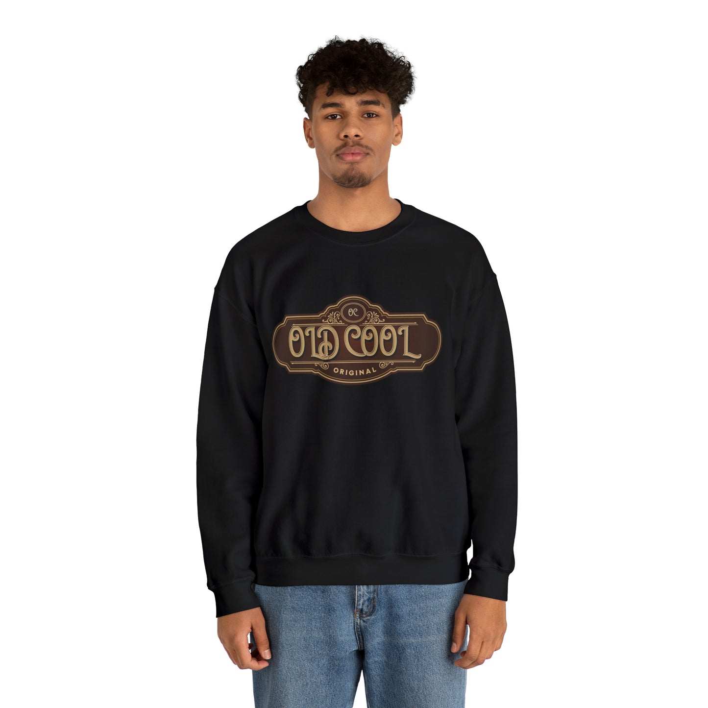 Men's Sweatshirt | Old Cool | Unisex Crewneck Sweatshirt